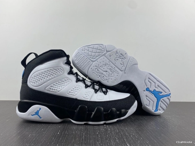 University CT8019-140 Blue Jordan 9 Air Retro 1207